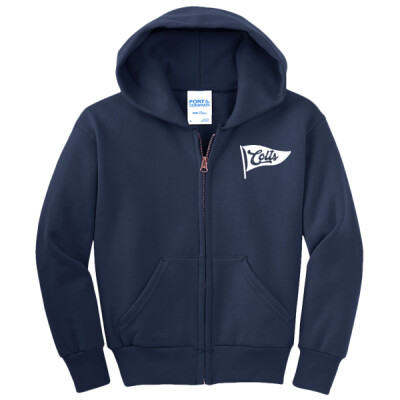 Youth Fleece Full Zip Hoodie - Colts Pennant Thumbnail