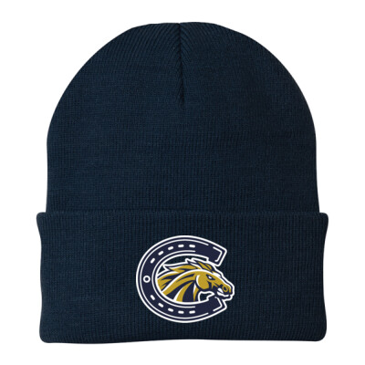 Knit Beanie with Embroidered Casteel Logo  Thumbnail